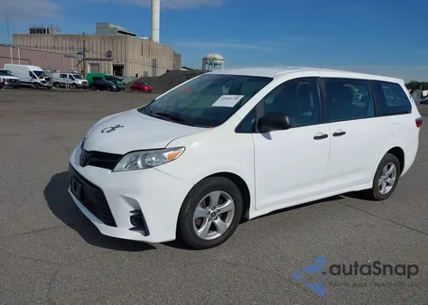 2018 Toyota Sienna L 7 Passenger z USA, uszkodzony, nr VIN 5TDZZ3DC5JS953160